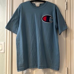 Light Blue C Patch Champion T-Shirt